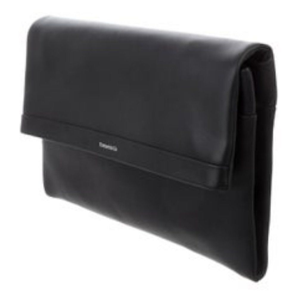 Tiffany & Co. Leather Serena Clutch - Black